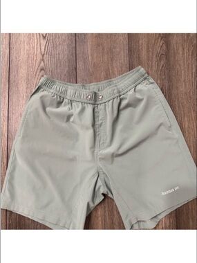 Bamboo Ave Men's Athletic Shorts in Sage Green